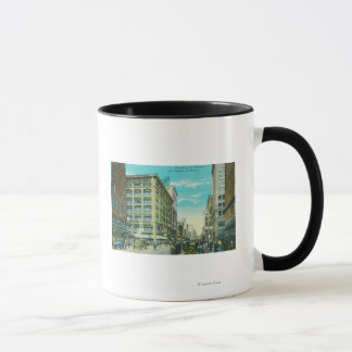 Taza Vista de Broadway y la séptima esquina