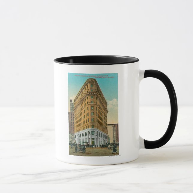 Taza Vista de Crocker Bldg y Crocker Nat'l (Derecha)
