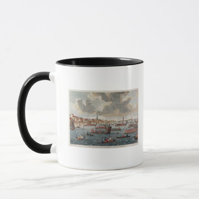 Taza Vista de Gravesend con las tropas (Izquierda)
