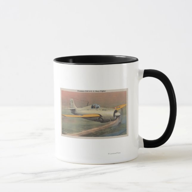 Taza Vista de Grumman F4F-3-U.S. (Derecha)