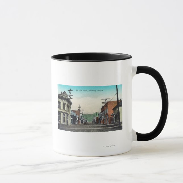 Taza Vista de Jackson StreetRoseburg, OR (Derecha)
