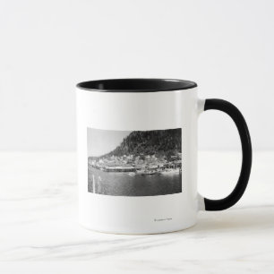 Taza Vista de Ketchikan, fotografía en el paseo marítim