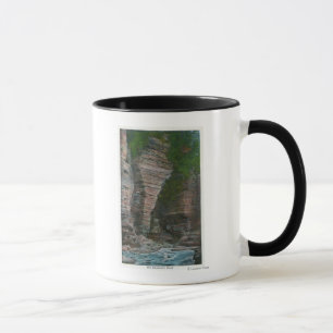 Taza Vista de la cabeza del elefante