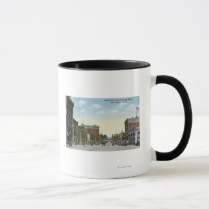 Taza Vista de la calle del estado del parque creciente