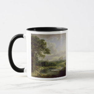 Taza Vista de la ciudad de Edimburgo, c.1822 (aceite en