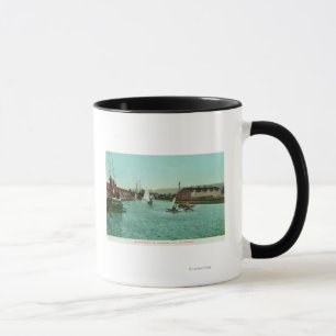 Taza Vista de la ciudad de FrontRedwood del agua, CA