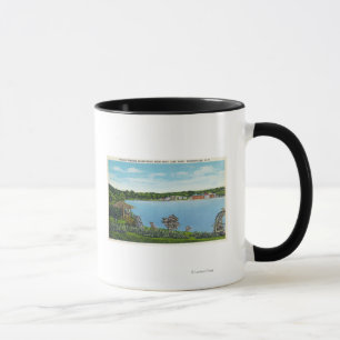 Taza Vista de la ciudad desde West Lake Road