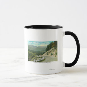 Taza Vista de la colina Spruce antes del valle de Keene