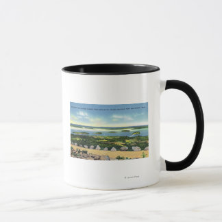 Taza Vista de la cumbre del Mt de Cadillac 2