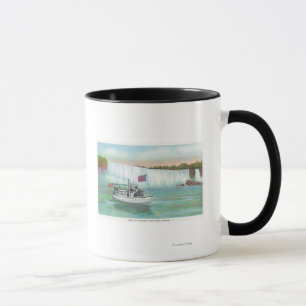 Taza Vista de la doncella del barco húmedo