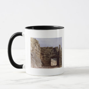 Taza Vista de la entrada del león