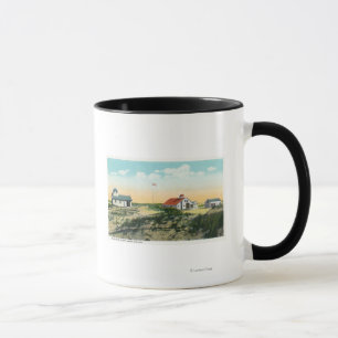 Taza Vista de la estación de guardacostas del punto de