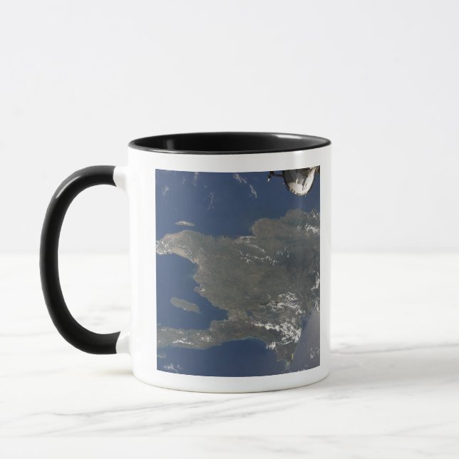 Taza Vista de la isla caribeña de La Española (Izquierda)