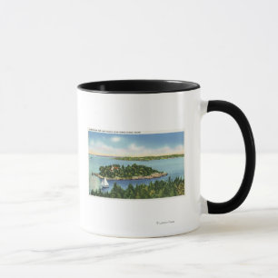 Taza Vista de la Knob de Pumkin y Long Island