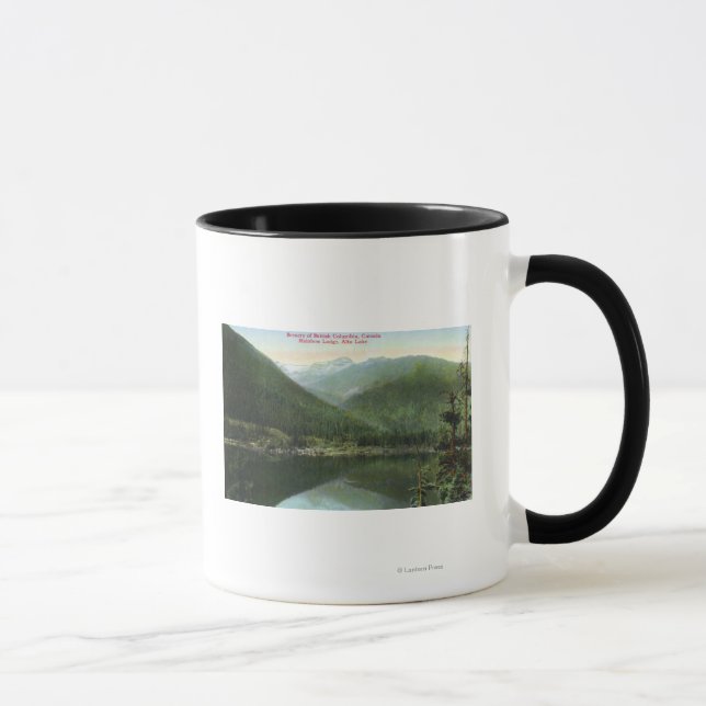 Taza Vista de la Logia Arcoiris y el Lago Alta (Derecha)