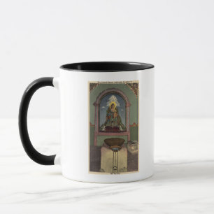 Taza Vista de la misión y del Baptistry