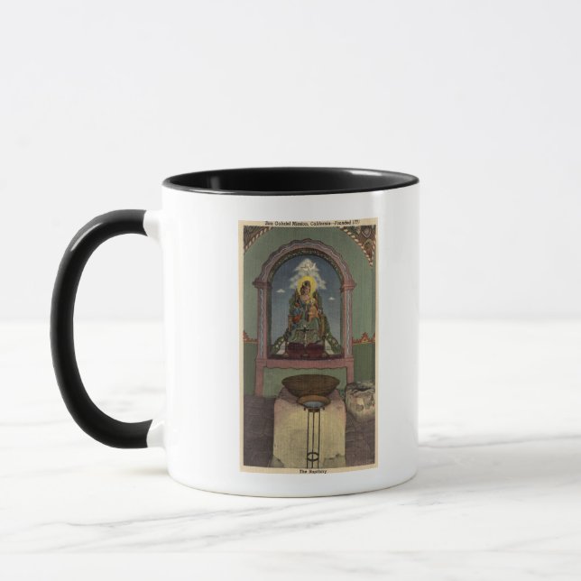Taza Vista de la Misión y el Baptisterio (Izquierda)