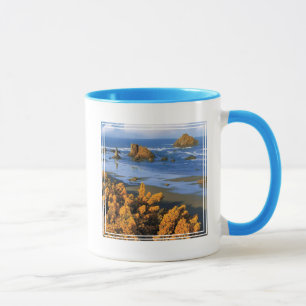 Taza Vista de la playa de Oregon en Bandon