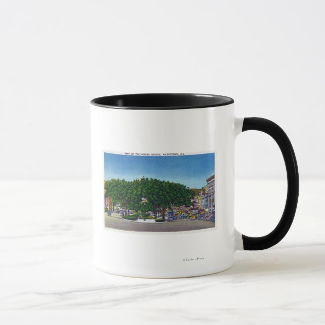 Taza Vista de la plaza pública #2 (Derecha)