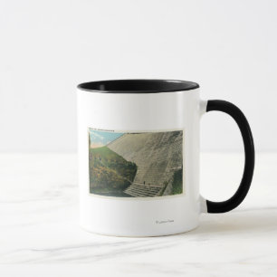 Taza Vista de la presa de Ashokan