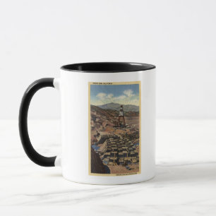 Taza Vista de la presa de Shasta