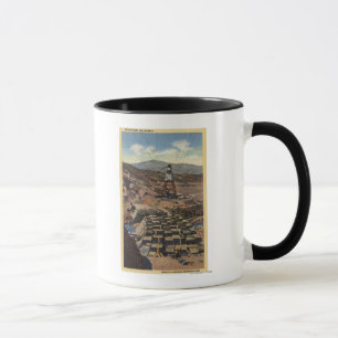 Taza Vista de la presa de Shasta