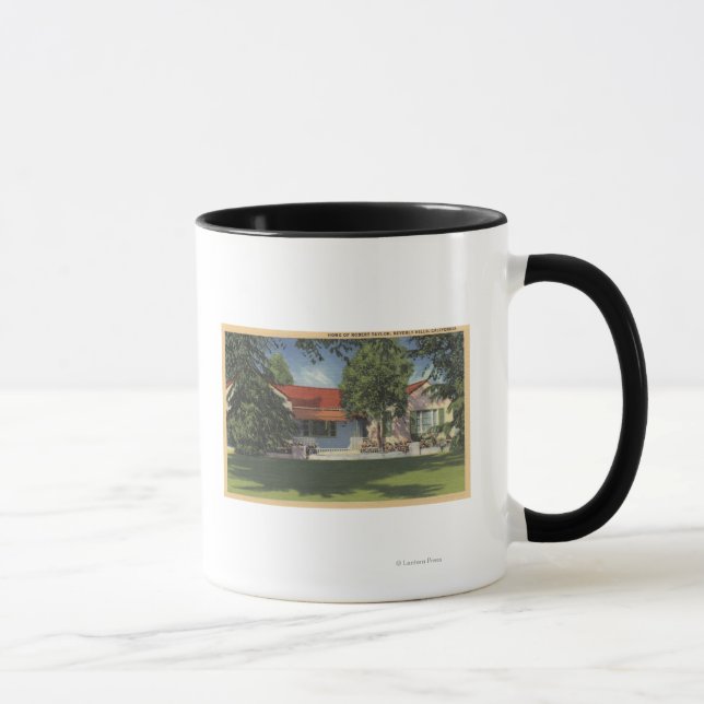 Taza Vista de la residencia de Robert Taylor (Derecha)
