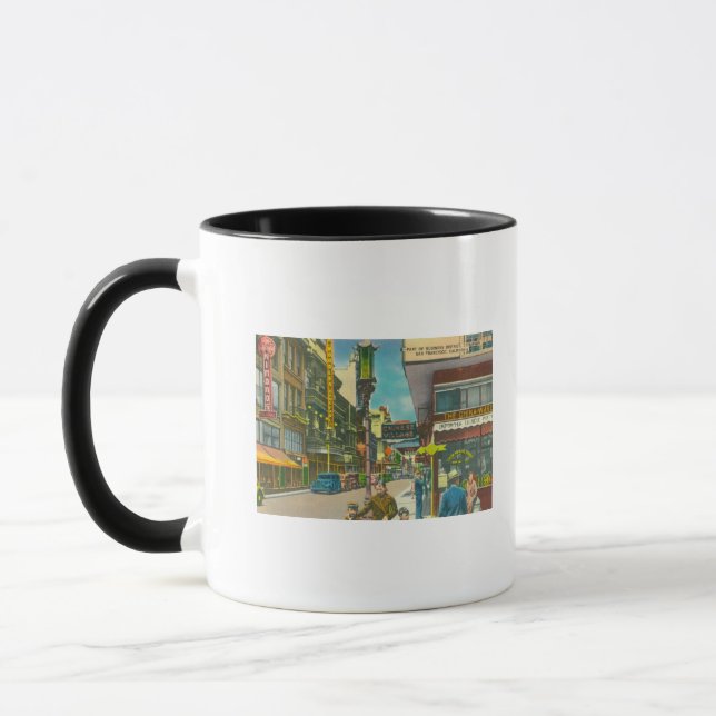 Taza Vista de la Sección de Negocios de Chinatown (Izquierda)