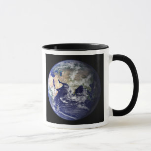 Taza Vista de la tierra del espacio