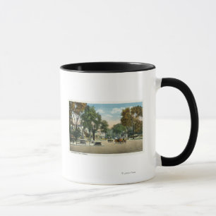 Taza Vista de las avenidas del parque y de Fairfield