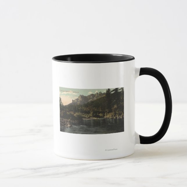 Taza Vista de las banderas, Rock del Castillo (Derecha)