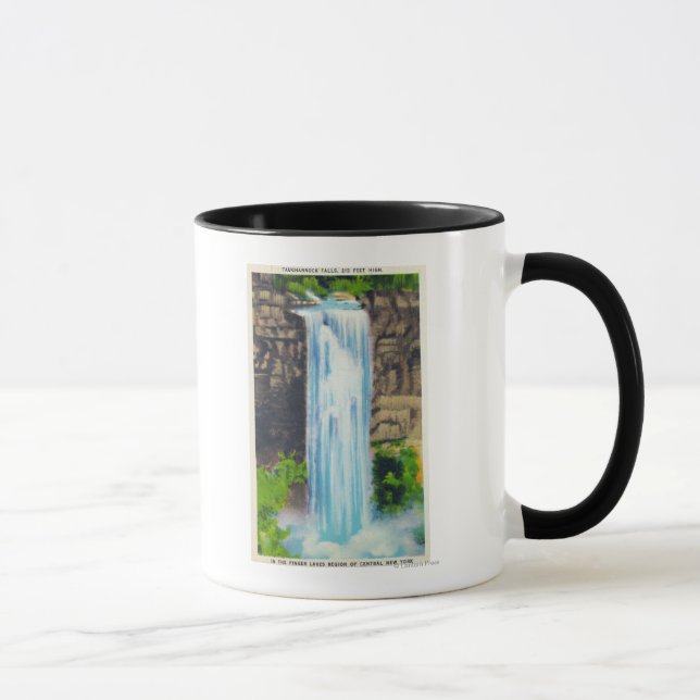 Taza Vista de las cataratas de Taughannock (Derecha)
