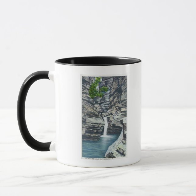 Taza Vista de las cataratas de Whispering (Izquierda)