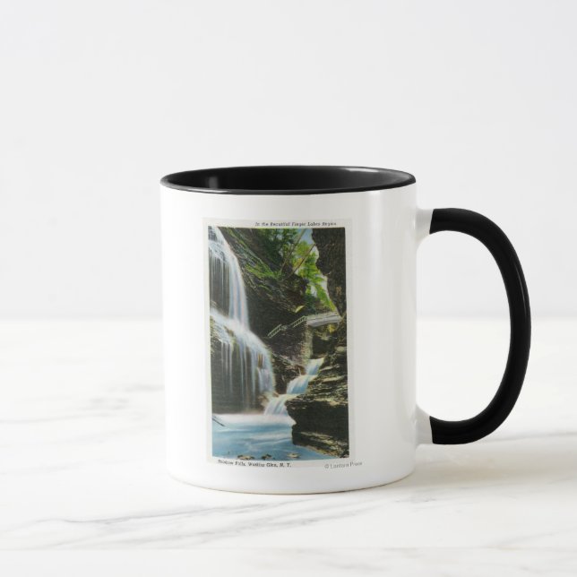 Taza Vista de las Cataratas del Arcoiris (Derecha)