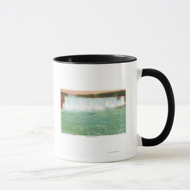 Taza Vista de las cataratas norteamericanas (Derecha)