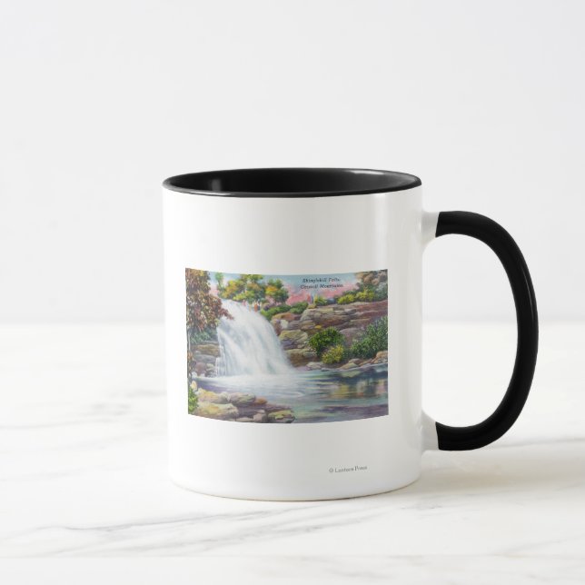 Taza Vista de las cataratas Shinglekill (Derecha)