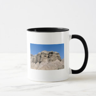 Taza Vista de las cuevas de Qumran