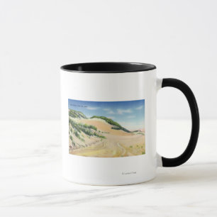 Taza Vista de las dunas de arena de Cape Cod