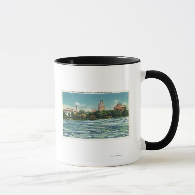 Taza Vista de las islas de cabra de los rápidos estadou (Derecha)