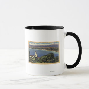 Taza Vista de las playas de Redondo y de Hermosa
