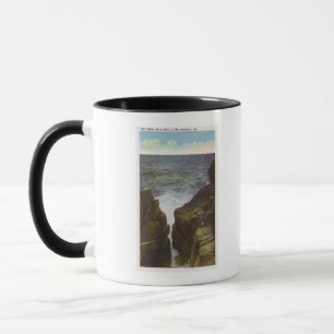Taza Vista de los acantilados de la cabeza calva, la