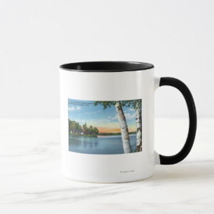 Taza Vista de los argumentos que acampan del estado de