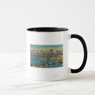 Taza Vista de los bañistas en los baños de Washington
