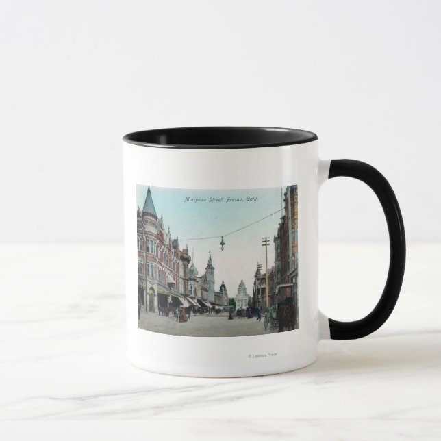 Taza Vista de Mariposa StreetFresno, CA (Derecha)