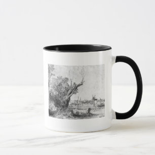 Taza Vista de Omval, cerca de Amsterdam, 1645