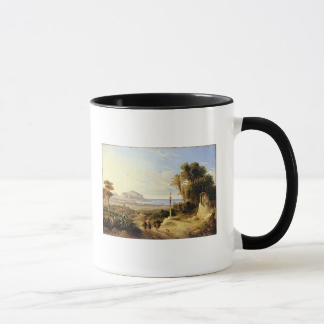Taza Vista de Palermo, 1840 (Derecha)