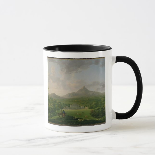 Taza Vista de Powerscourt, condado Wicklow, c.1760-2 (Derecha)