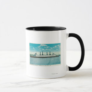 Taza Vista de SP Steamer Contra CostaPort Costa, CA