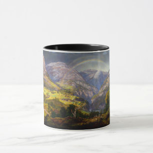 Taza Vista de Stalheim en Noruega