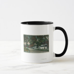 Taza Vista de un campamento militar estadounidense